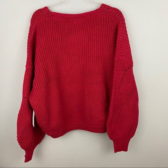 Free People • All Day Long V Neck Sweater - Picture 8 of 9